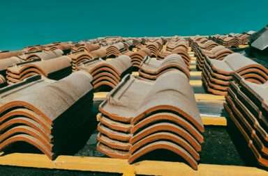 a group of wooden chairs